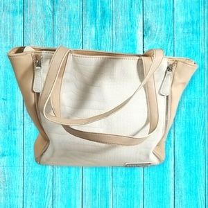 Guess Alligator Print Expandable Tote Bag